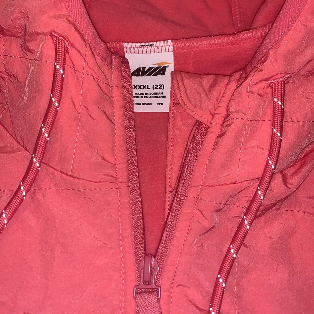 Avia Quilted outdoor pink melon Jacket. Size XXXL (22). NWT - Picture 3 of 6